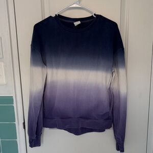 All in Motion Gradient Blue and Purple Sweatshirt XS